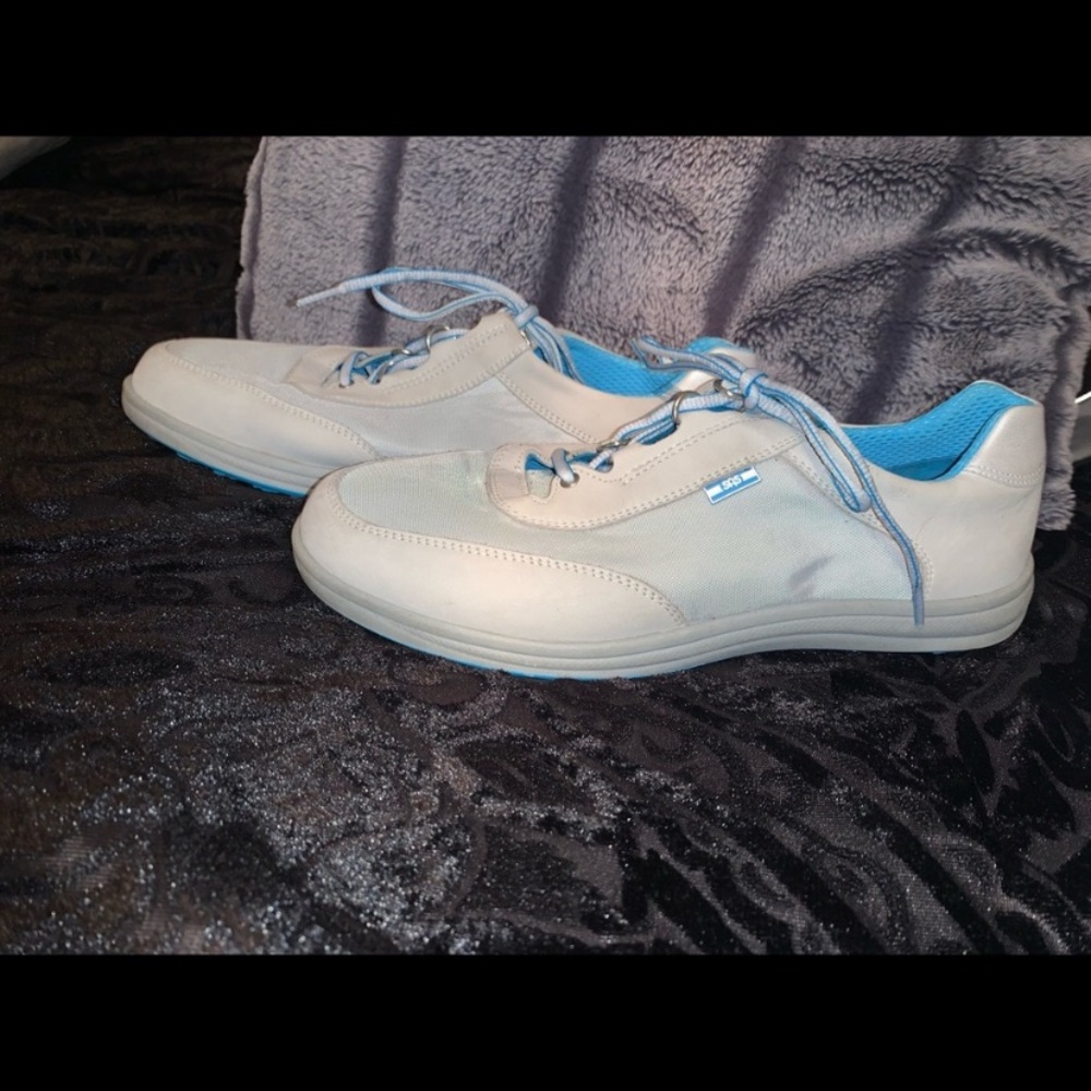 SAS Men's Sneakers in Light Gray and Blue size 10.5